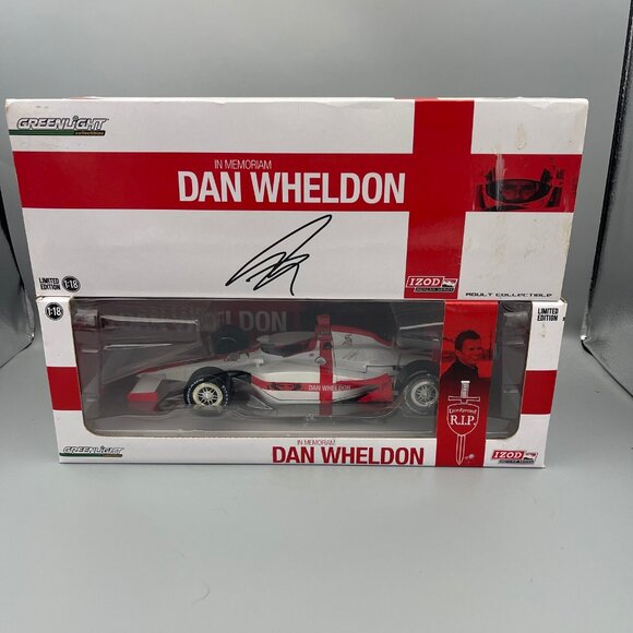Greenlight-1:18 Scale Dan Wheldon In Memoriam Indy Car 2012 Brickyard Authentics - Picture 14 of 16